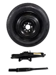 2008-2015 Dodge Chrysler Town & Country Spare Tire 16" With Jack T145/90D16 Oem. Fixed Price $200.00.