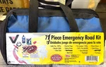 Bell 71 Pc Deluxe Roadside Emergency Kit W/ Booster Cables & Flashlight And More. Fixed Price $20.00.