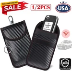 Anti-theft Car Key Fob Rfid Signal Blocker Shielding Faraday Pouch Bag Usa. Fixed Price $9.59.