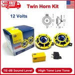 Hella H31000001 Sharptone 12V High Low Twin Horn Kit W/protect Grill. Fixed Price $50.87.