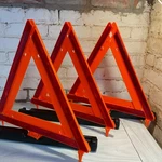 Emergency Warning Safety Triangle Kit Reflector Roadside - Signal Stat Rv. Fixed Price $62.00.