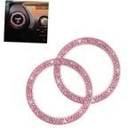 Wzp 2PCS Bling Push Start Button Cover, Crystal Rhinestone Engine Pink. Fixed Price $8.94.