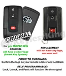 Smart Key System Remote For 2004 2005 2006 2007 2008 2009 Toyota Prius Silver. Fixed Price $54.95.