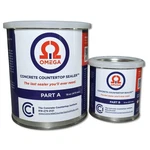 Omega Professional Concrete Countertop Sealer Water-based Clear Low-sheen 24 Oz. Fixed Price $100.00.