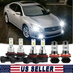 For Nissan Maxima 2009-2014 6PCS Led Headlight Hi/lo+fog Bulbs Combo Kit. Fixed Price $32.26.