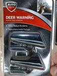 Deer Warning Auto Drive (black- 2PK) New. Fixed Price $10.00.