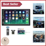 7 Inch Car Stereo With Backup Camera & Bluetooth Connectivity For Safety. Fixed Price $71.99.