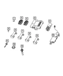 Genuine Mopar Hub Receiver 68592131AA. Fixed Price $136.89.