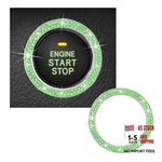 Kewucn Bling Crystal Double Rhinestone Car Engine Start 1 Pc Light Green. Fixed Price $8.49.