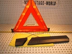 Saab 2003 9-5 In Rear Trunk Talmu / Safety Oem 1 Triangle & CASE,0258906. Fixed Price $100.03.