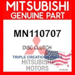 Genuine Mitsubishi MN110707 Disc Clutch Oem. Fixed Price $197.56.