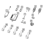 Jeep 68417826AB Keyless Entry Transmitter. Fixed Price $174.78.