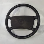 1991 Mercedes 560SEL Oem Black Leather Complete Steering Wheel Nice. Fixed Price $250.00.