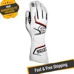 Sparco 00131411BINR Arrow Series White / Black Flame-retardant Gloves. Fixed Price $239.00.