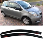 For 07-11 Toyota Yaris Coupe Window Visor Guard Shade Rain Vent W/ Sport 2PCS. Fixed Price $45.99.