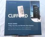 Clifford 5606X 5-BUTTON Led 1-WAY Car Alarm Security And Remote Start System. Fixed Price $110.00.