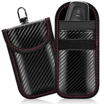 Punwocy Faraday Key Fob Protector (2 Small Size (3.23 X 5.12 Inches), Black. Fixed Price $15.86.