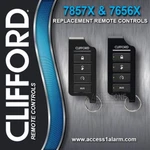 New Clifford 7857X And 7656X Control Package Deal - Remotes Only. Fixed Price $109.99.