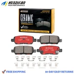 Rear Ceramic Brake Pads For Nissan Altima Rogue Maxima Murano Sentra G35 G37 Q50. Fixed Price $21.45.