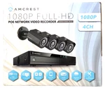 Amcrest AMNV20M4-4B-B No Harddrive Poe 1080P Full-hd Network Video Recorder New!. Fixed Price $130.00.