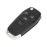 Autohaux Shell Case Keyless Entry 14X10X2.2CM, Black, Silver Tone. Fixed Price $15.21.