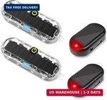 Rqg Solar Strobe LIGHTS*2 And Fake Car Alarm *2, Colorful Led Warning. Fixed Price $16.65.