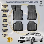 Floor Mats Liners For Bmw E92 Coupe 2007-2013 All Weather Heavy Duty Car Rugs. Fixed Price $125.30.