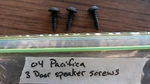 04-08 Chrysler Pacifica Infinity Door Speaker Screws (3) Oem 04685967AD. Fixed Price $12.97.