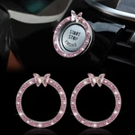 Tomall Bling Car Engine Start Button Cover Butterfly 2PCS Diamond Pink. Fixed Price $13.97.