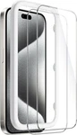 Saharacase Tempered Glass Screen Protector 2PACK Iphone 15 6.1" Clear. Fixed Price $16.84.