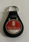 Oldsmobile Cutlass Supreme Keychain Fob Black Leather Emblem. Fixed Price $22.97.
