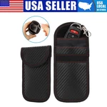 Car Signal Blocker Case Faraday Fob Pouch Keyless Rfid Security Blocking Bag. Fixed Price $7.65.