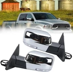 Pair Chrome Side Mirror Assembly For Dodge Ram 1500 2500 3500 2013-2018 Heated. Fixed Price $489.00.