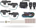 Keyless Entry Car Alarm Kit With 4 Actuators And 2 Remotes Universal Fit. Fixed Price $46.99.