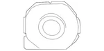 Genuine Toyota Parking Aid Sensor Housing 89348-06220-B1. Fixed Price $18.09.