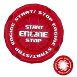 Rotary Push Start Button Cover, Car Engine Stop Red. Fixed Price $11.88.