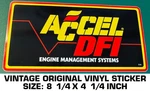 Accel Dfi Engine Management Systems - Vintage Original Vinyl Decal Sticker. Fixed Price $9.48.